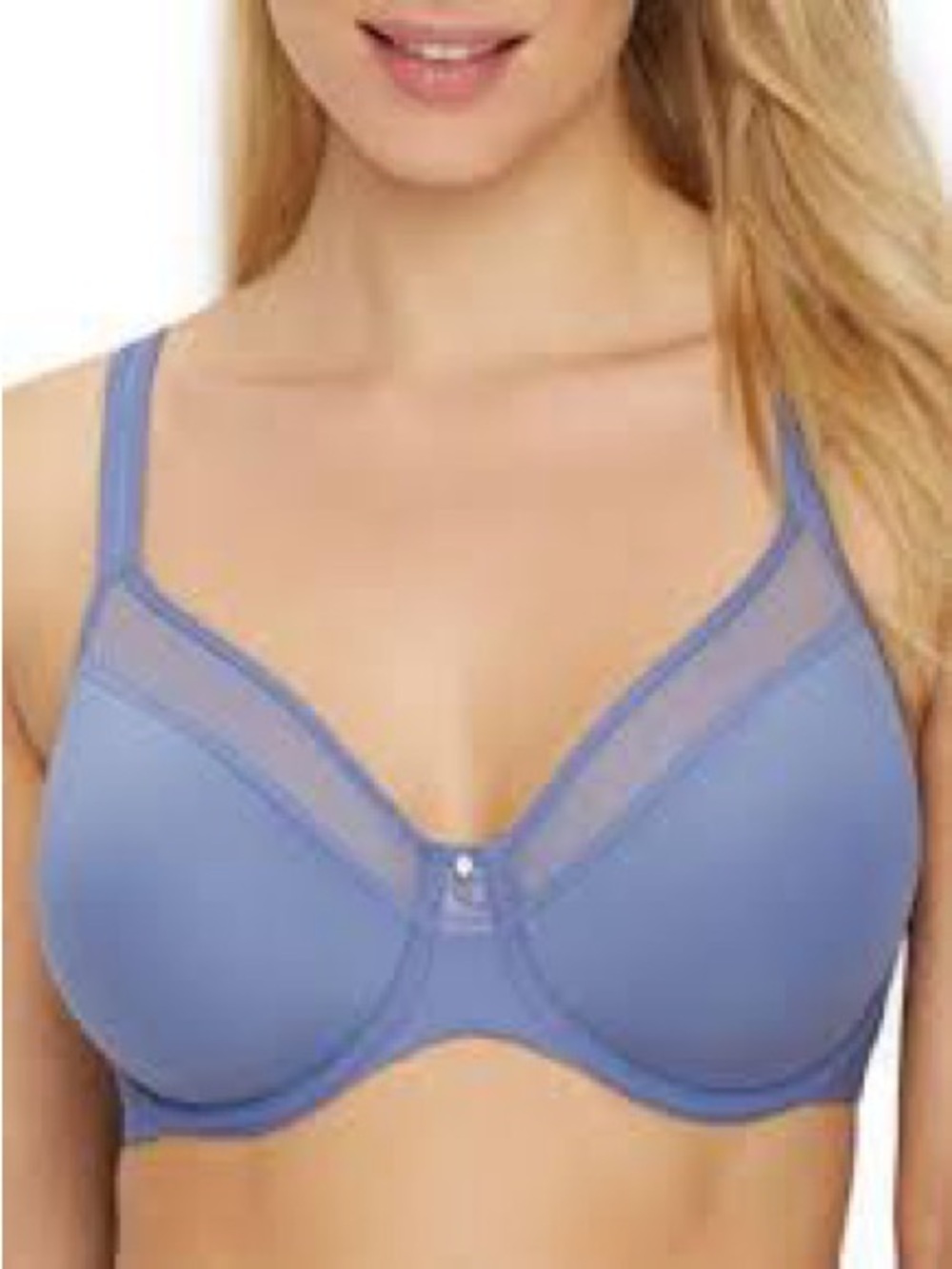 BALI Women's One Smooth U Ultra Light Illusion Neckline Underwire Bra Size 40DD